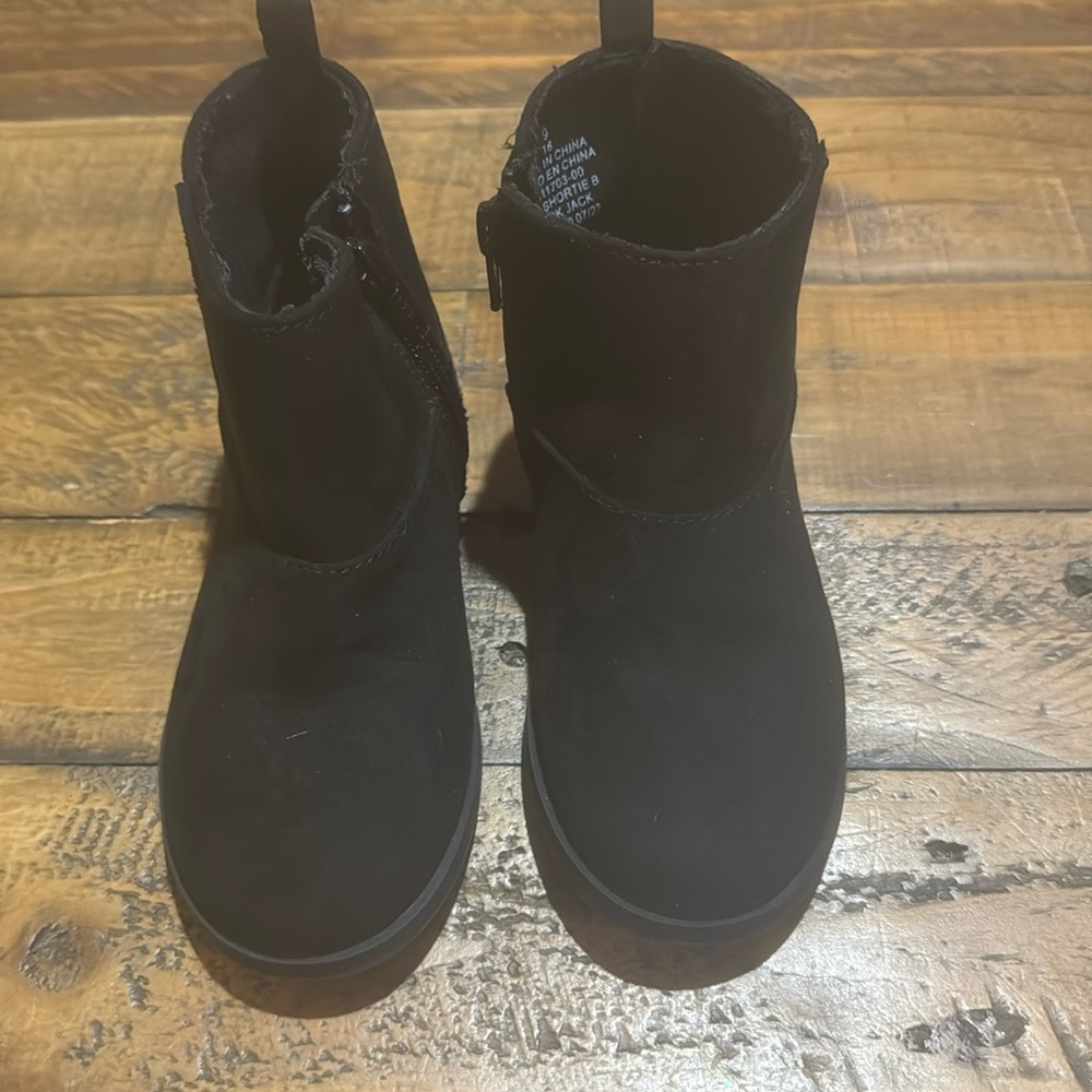 Toddler girl, black booty size 9, Old Navy